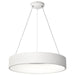 SATCO/NUVO Orbit 30W LED Pendant CCT Selectable 3000K/4000K/500K 120-277V 90 CRI Dimmable White (62-1457R1)