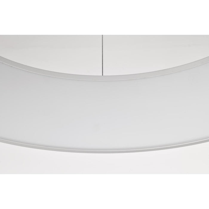 SATCO/NUVO Orbit 30W LED Pendant CCT Selectable 3000K/4000K/500K 120-277V 90 CRI Dimmable White (62-1457R1)
