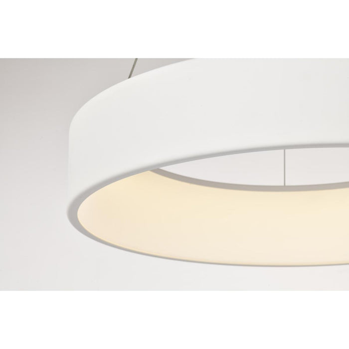 SATCO/NUVO Orbit 30W LED Pendant CCT Selectable 3000K/4000K/500K 120-277V 90 CRI Dimmable White (62-1457R1)