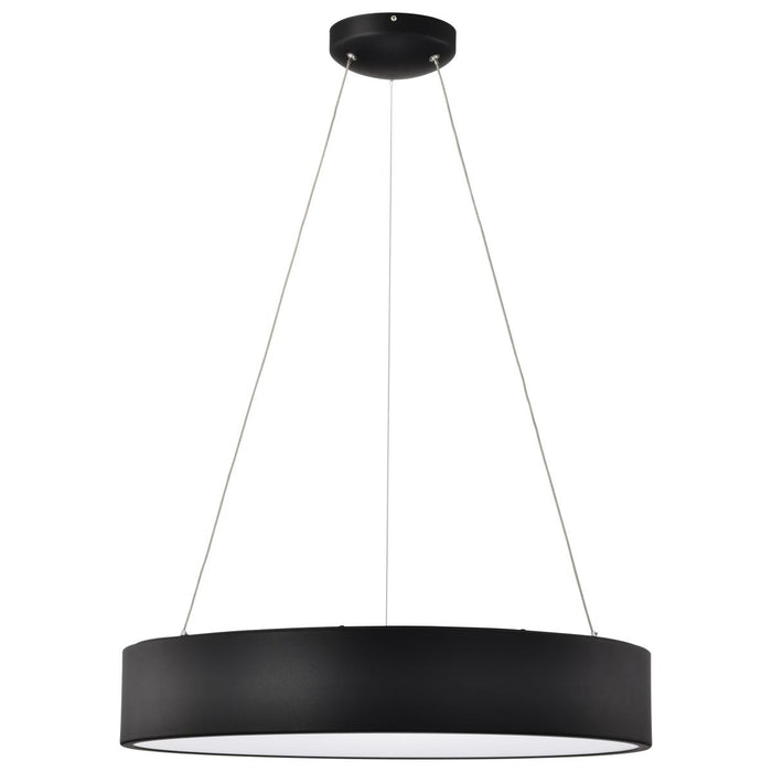 SATCO/NUVO Orbit 30W LED Pendant CCT Selectable 3000K/4000K/500K 120-277V 90 CRI Dimmable Black (62-1458R1)