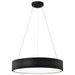 SATCO/NUVO Orbit 30W LED Pendant CCT Selectable 3000K/4000K/500K 120-277V 90 CRI Dimmable Black (62-1458R1)