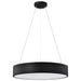SATCO/NUVO Orbit 30W LED Pendant CCT Selectable 3000K/4000K/500K 120-277V 90 CRI Dimmable Black (62-1458R1)