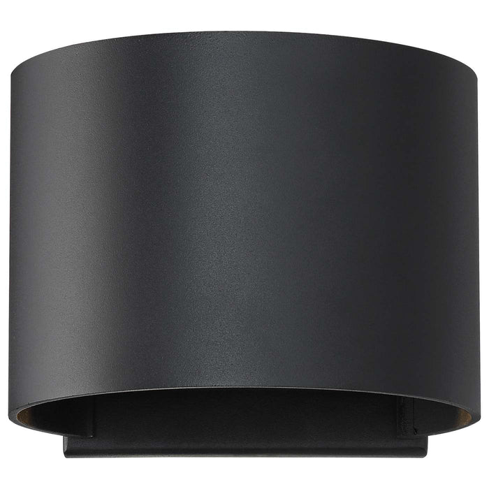 SATCO/NUVO Lightgate 5W LED Round Sconce 3000K 240Lm 120V 90 CRI Dimmable Matte Black Finish (62-1464R1)
