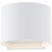 SATCO/NUVO Lightgate 5W LED Round Sconce 3000K 240Lm 120V 90 CRI Dimmable Matte White Finish (62-1465R1)
