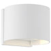 SATCO/NUVO Lightgate 5W LED Round Sconce 3000K 240Lm 120V 90 CRI Dimmable Matte White Finish (62-1465R1)