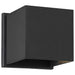 SATCO/NUVO Lightgate 5W LED Square Sconce 3000K 240Lm 120V 90 CRI Dimmable Matte Black Finish (62-1466R1)