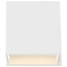 SATCO/NUVO Lightgate 5W LED Square Sconce 3000K 240Lm 120V 90 CRI Dimmable Matte White Finish (62-1467R1)