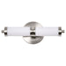 SATCO/NUVO Kagen Small Vanity LED Brushed Nickel Finish White Acrylic Lens (62-1534)