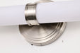 SATCO/NUVO Kagen Small Vanity LED Brushed Nickel Finish White Acrylic Lens (62-1534)