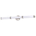 SATCO/NUVO Kagen Large Vanity LED Brushed Nickel Finish White Acrylic Lens (62-1536)