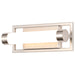 SATCO/NUVO Canal Small Vanity LED Brushed Nickel Finish White Acrylic Lens (62-1541)