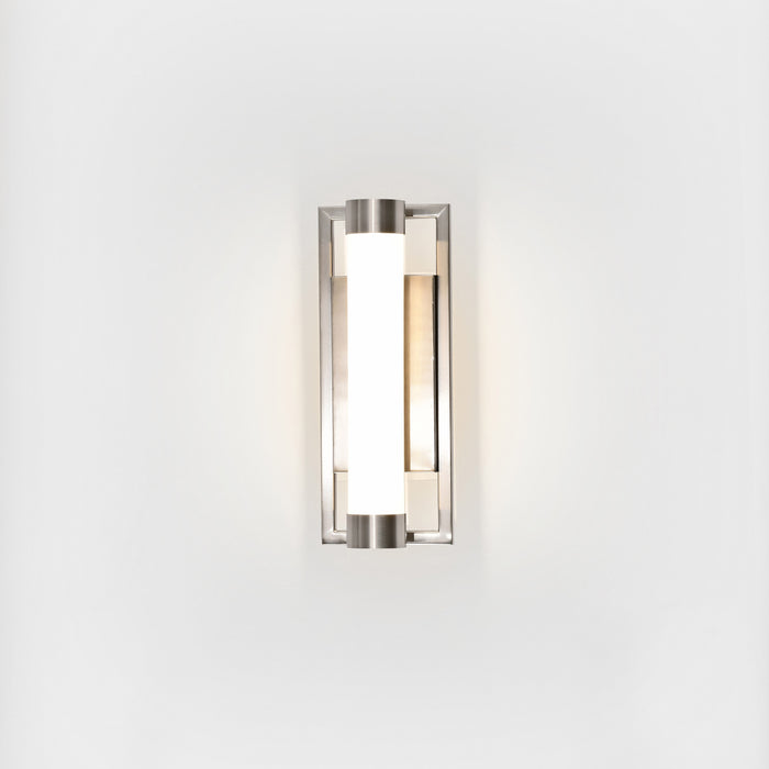 SATCO/NUVO Canal Small Vanity LED Brushed Nickel Finish White Acrylic Lens (62-1541)