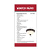 SATCO/NUVO Center Lock 11 Inch LED Flush Mount 19W 3000K Mahogany Bronze Finish Frosted Glass (62-1557)