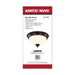 SATCO/NUVO Center Lock 13 Inch LED Flush Mount 19W 3000K Mahogany Bronze Finish Frosted Glass (62-1558)