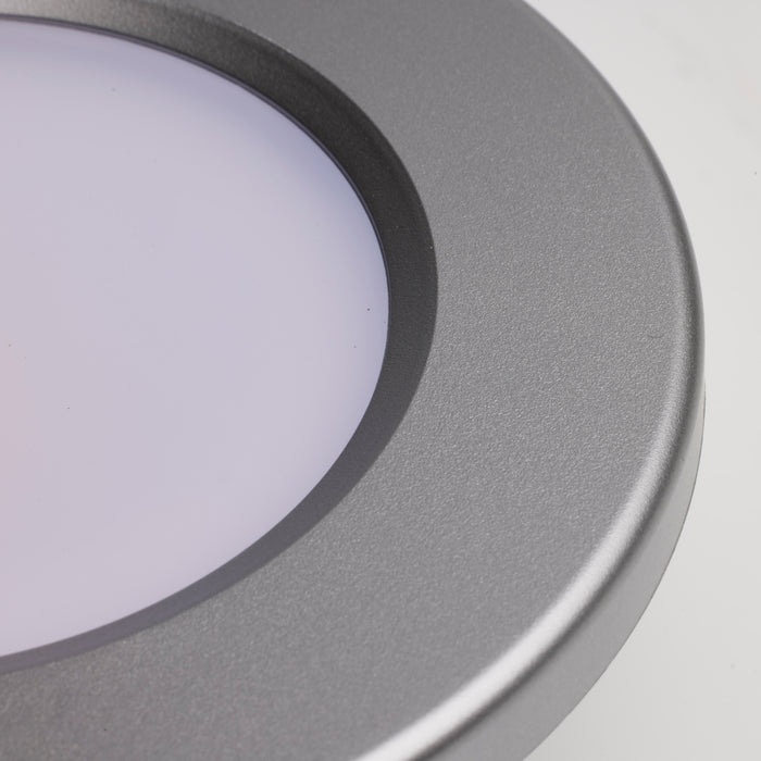 SATCO/NUVO 4 Inch LED Surface Mount Fixture CCT Selectable 3000K/4000K/5000K Brushed Nickel (62-1582)