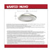 SATCO/NUVO 4 Inch LED Surface Mount Fixture CCT Selectable 3000K/4000K/5000K Brushed Nickel (62-1582)