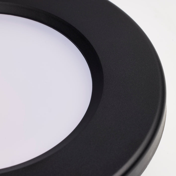 SATCO/NUVO 4 Inch LED Surface Mount Fixture CCT Selectable 3000K/4000K/5000K Black (62-1584)