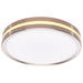 SATCO/NUVO 11 Inch Surface Mount With Night Light CCT Selectable 2700K/3000K/3500K/4000K/5000K Brushed Nickel Finish (62-1690)