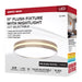 SATCO/NUVO 11 Inch Surface Mount With Night Light CCT Selectable 2700K/3000K/3500K/4000K/5000K Brushed Nickel Finish (62-1690)