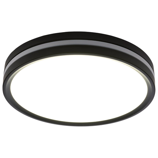 SATCO/NUVO 11 Inch Surface Mount With Night Light CCT Selectable 2700K/3000K/3500K/4000K/5000K Matte Black Finish (62-1691)