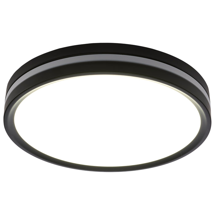 SATCO/NUVO 11 Inch Surface Mount With Night Light CCT Selectable 2700K/3000K/3500K/4000K/5000K Matte Black Finish (62-1691)