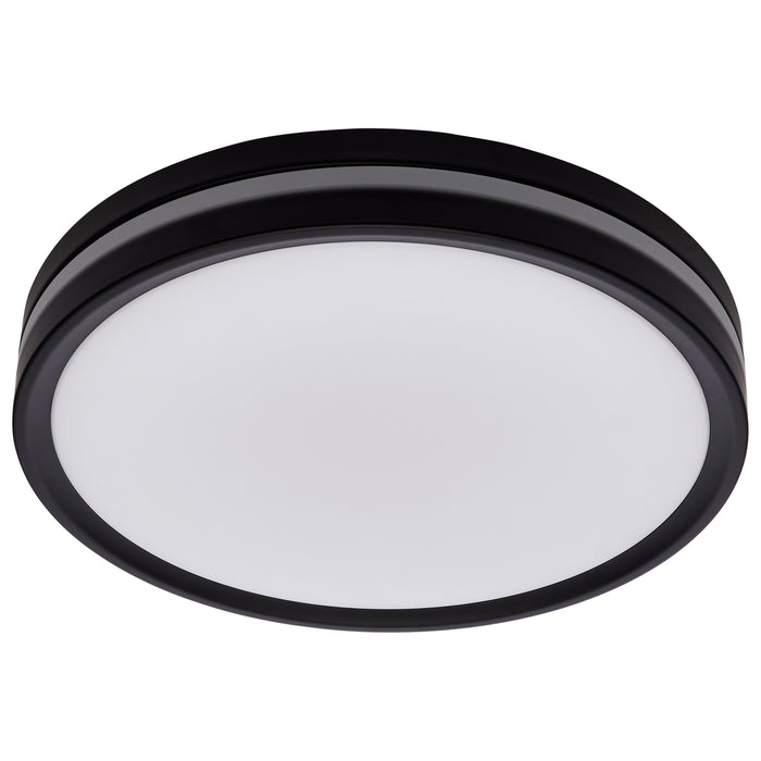 SATCO/NUVO 11 Inch Surface Mount With Night Light CCT Selectable 2700K/3000K/3500K/4000K/5000K Matte Black Finish (62-1691)