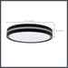SATCO/NUVO 11 Inch Surface Mount With Night Light CCT Selectable 2700K/3000K/3500K/4000K/5000K Matte Black Finish (62-1691)