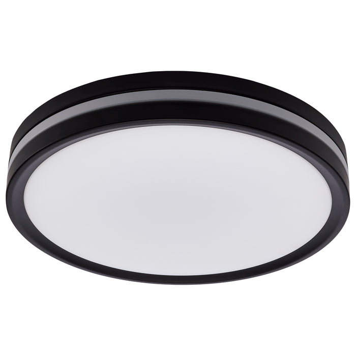 SATCO/NUVO 11 Inch Surface Mount With Night Light CCT Selectable 2700K/3000K/3500K/4000K/5000K Matte Black Finish (62-1691)