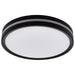 SATCO/NUVO 11 Inch Surface Mount With Night Light CCT Selectable 2700K/3000K/3500K/4000K/5000K Matte Black Finish (62-1691)