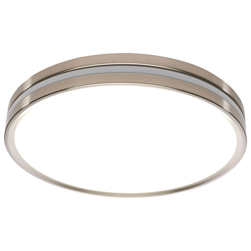 SATCO/NUVO 15 Inch Surface Mount With Night Light CCT Selectable 2700K/3000K/3500K/4000K/5000K Brushed Nickel Finish (62-1692)