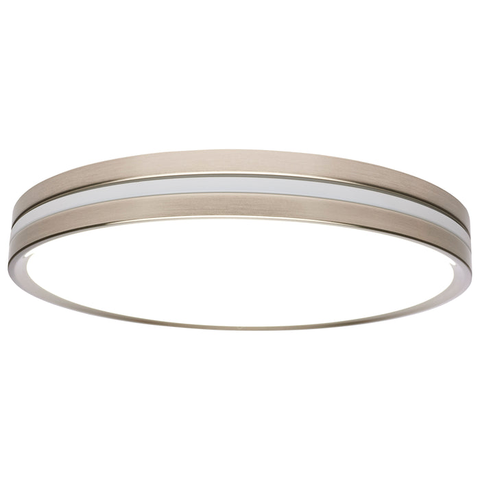 SATCO/NUVO 15 Inch Surface Mount With Night Light CCT Selectable 2700K/3000K/3500K/4000K/5000K Brushed Nickel Finish (62-1692)