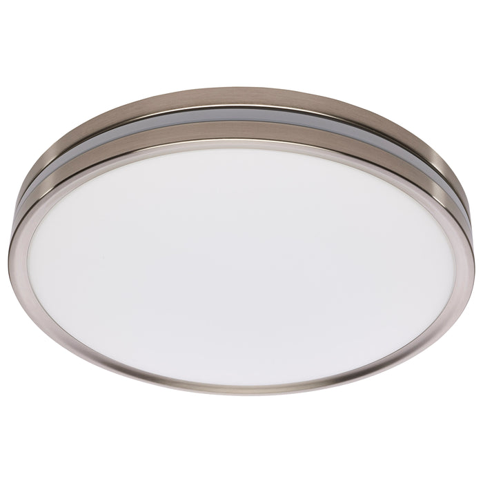 SATCO/NUVO 15 Inch Surface Mount With Night Light CCT Selectable 2700K/3000K/3500K/4000K/5000K Brushed Nickel Finish (62-1692)