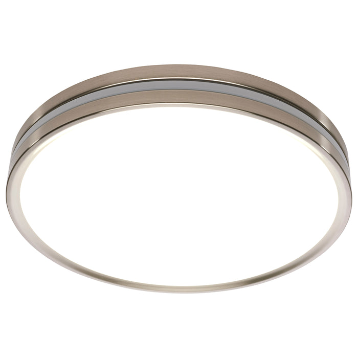 SATCO/NUVO 15 Inch Surface Mount With Night Light CCT Selectable 2700K/3000K/3500K/4000K/5000K Brushed Nickel Finish (62-1692)