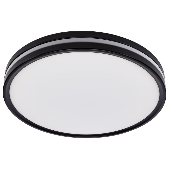 SATCO/NUVO 15 Inch Surface Mount With Night Light CCT Selectable 2700K/3000K/3500K/4000K/5000K Matte Black Finish (62-1693)