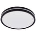 SATCO/NUVO 15 Inch Surface Mount With Night Light CCT Selectable 2700K/3000K/3500K/4000K/5000K Matte Black Finish (62-1693)