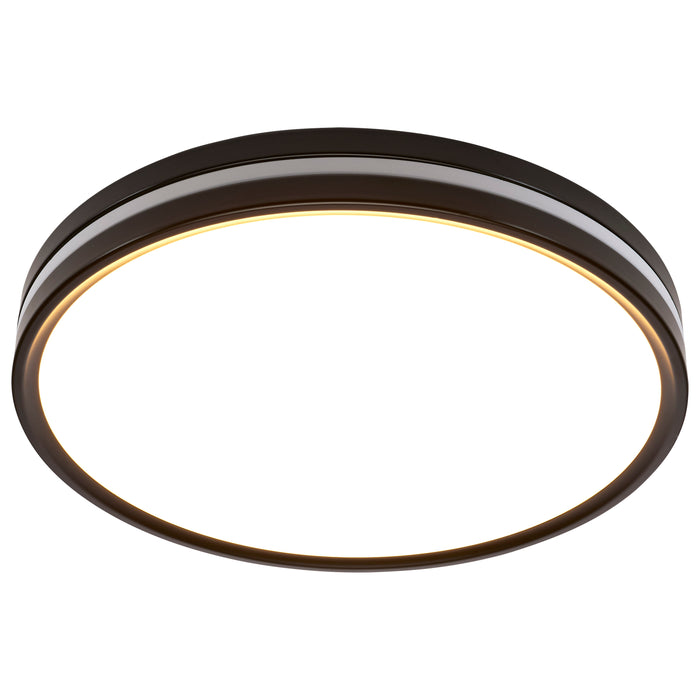 SATCO/NUVO 15 Inch Surface Mount With Night Light CCT Selectable 2700K/3000K/3500K/4000K/5000K Matte Black Finish (62-1693)