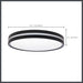 SATCO/NUVO 15 Inch Surface Mount With Night Light CCT Selectable 2700K/3000K/3500K/4000K/5000K Matte Black Finish (62-1693)