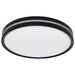 SATCO/NUVO 15 Inch Surface Mount With Night Light CCT Selectable 2700K/3000K/3500K/4000K/5000K Matte Black Finish (62-1693)