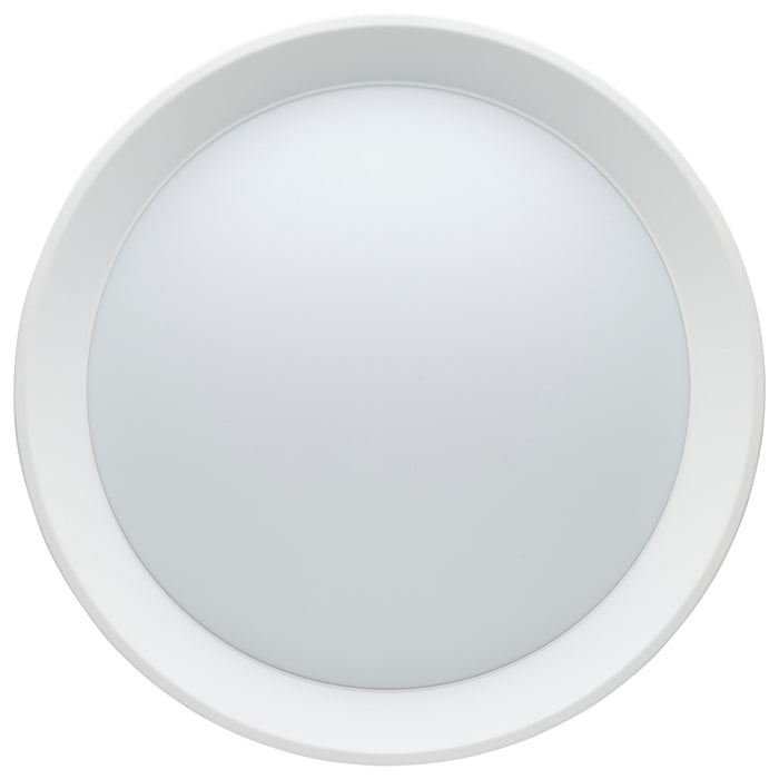 SATCO/NUVO Selene 13 Inch 22W LED Flush Mount CCT Selectable 2700K/3000K/3500K/4000K/500K White Finish (62-1695)
