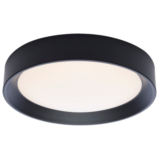 SATCO/NUVO Selene 13 Inch 22W LED Flush Mount CCT Selectable 2700K/3000K/3500K/4000K/5000K Black Finish (62-1696)