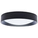 SATCO/NUVO Selene 13 Inch 22W LED Flush Mount CCT Selectable 2700K/3000K/3500K/4000K/5000K Black Finish (62-1696)