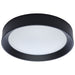 SATCO/NUVO Selene 13 Inch 22W LED Flush Mount CCT Selectable 2700K/3000K/3500K/4000K/5000K Black Finish (62-1696)