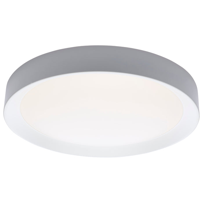 SATCO/NUVO Selene 17 Inch 27W LED Flush Mount CCT Selectable 2700K/3000K/3500K/4000K/5000K White Finish (62-1697)