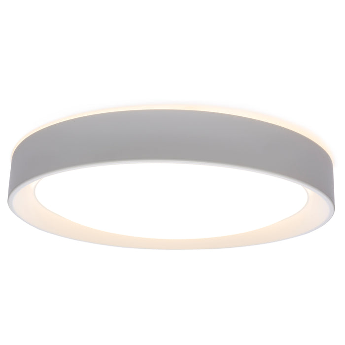 SATCO/NUVO Selene 17 Inch 27W LED Flush Mount CCT Selectable 2700K/3000K/3500K/4000K/5000K White Finish (62-1697)