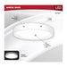 SATCO/NUVO Selene 17 Inch 27W LED Flush Mount CCT Selectable 2700K/3000K/3500K/4000K/5000K White Finish (62-1697)