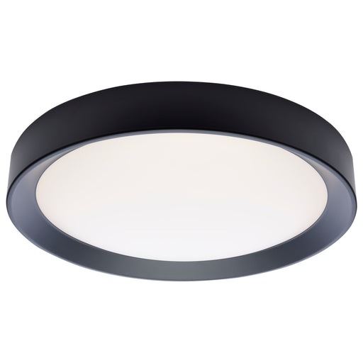 SATCO/NUVO Selene 17 Inch 27W LED Flush Mount CCT Selectable 2700K/3000K/3500K/4000K/5000K Black Finish (62-1698)