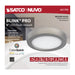 SATCO/NUVO Blink - 9W 5 Inch LED Fixture CCT Selectable 2700K/3000K/3500K/4000K/5000K Round Shape Brushed Nickel Finish 120V (62-1703)