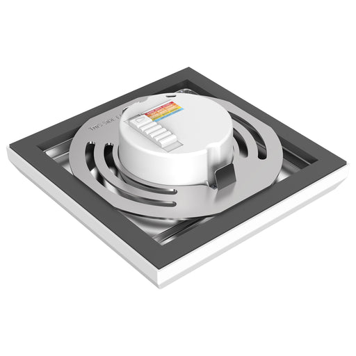 SATCO/NUVO Blink - 9W 5 Inch LED Fixture CCT Selectable 2700K/3000K/3500K/4000K/5000K Square Shape White Finish 120V (62-1704)
