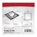 SATCO/NUVO Blink - 9W 5 Inch LED Fixture CCT Selectable 2700K/3000K/3500K/4000K/5000K Square Shape White Finish 120V (62-1704)