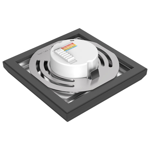 SATCO/NUVO Blink - 9W 5 Inch LED Fixture CCT Selectable 2700K/3000K/3500K/4000K/5000K Square Shape Black Finish 120V (62-1705)